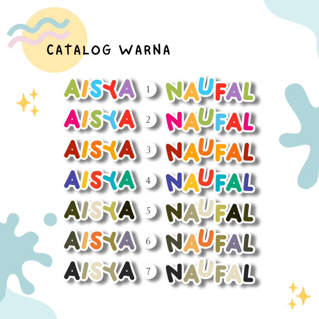 

Custom Label Nama Waterproof Plastic Sticker by okashi store