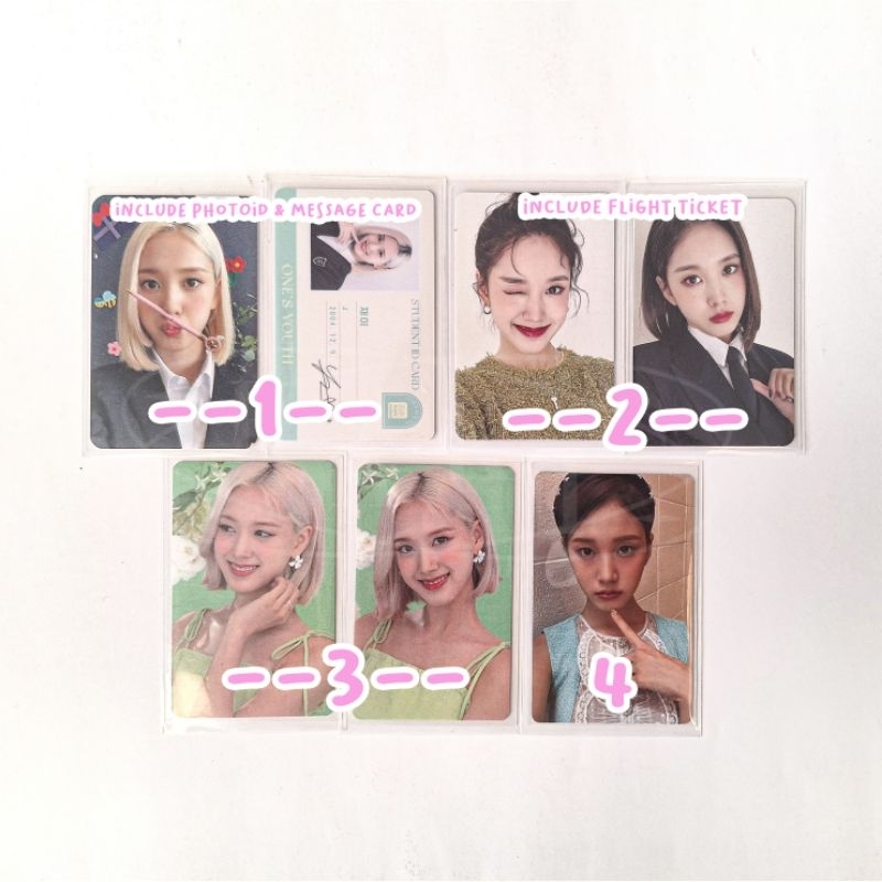 STAYC J MD photocard merchandise season greeting sg 22 23 celluver samantha thavasa memkit staycool 