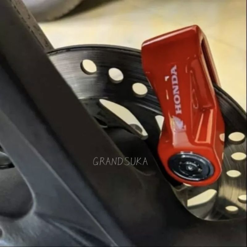 N5 Gembok Cakram Motor Anti Maling AHM Ori Untuk Honda Yamaha - Kuat Dan Anti Karat