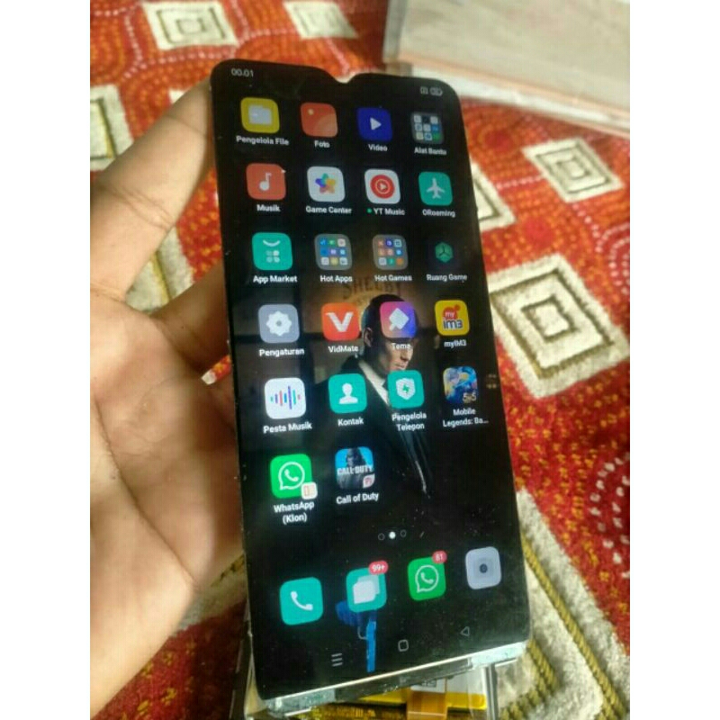 LCD OPPO A5 2020/A9 2020 ORIGINAL COPOTAN