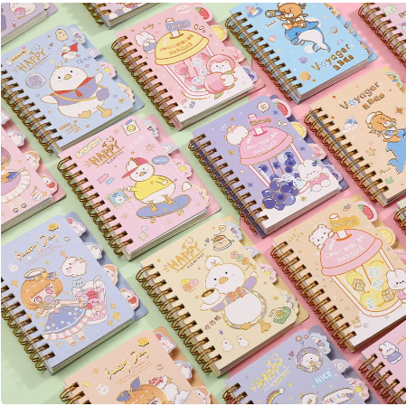 Cute spiral notebook| Buku Jurnal|Buku Mini|Buku Kecil|