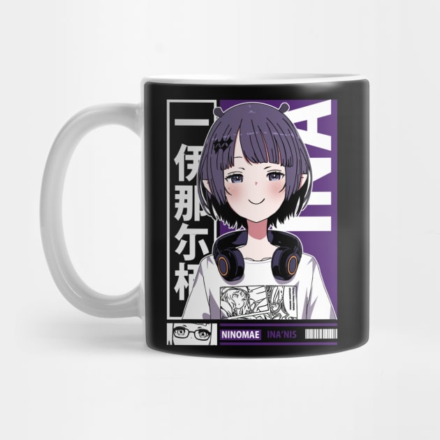 Ninomae Ina'nis Ina Smug Mug Gelas