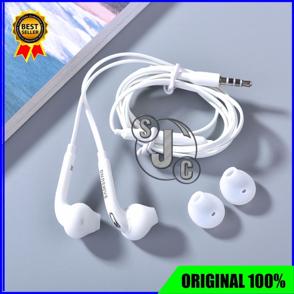 Headset Earphone Samsung Galaxy A32 A52 A72 ORIGINAL 100% Mic Bass