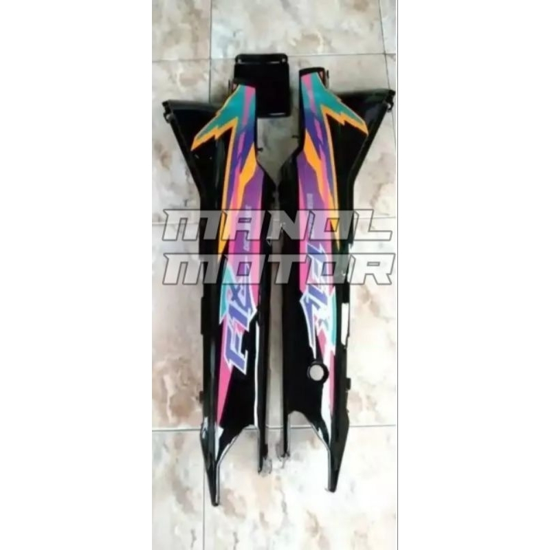 Cover Body Yamaha force 1 dek body belakang crypton Force 1 plus striping