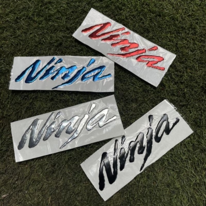 stiker sticker emblem timbul logo ninja