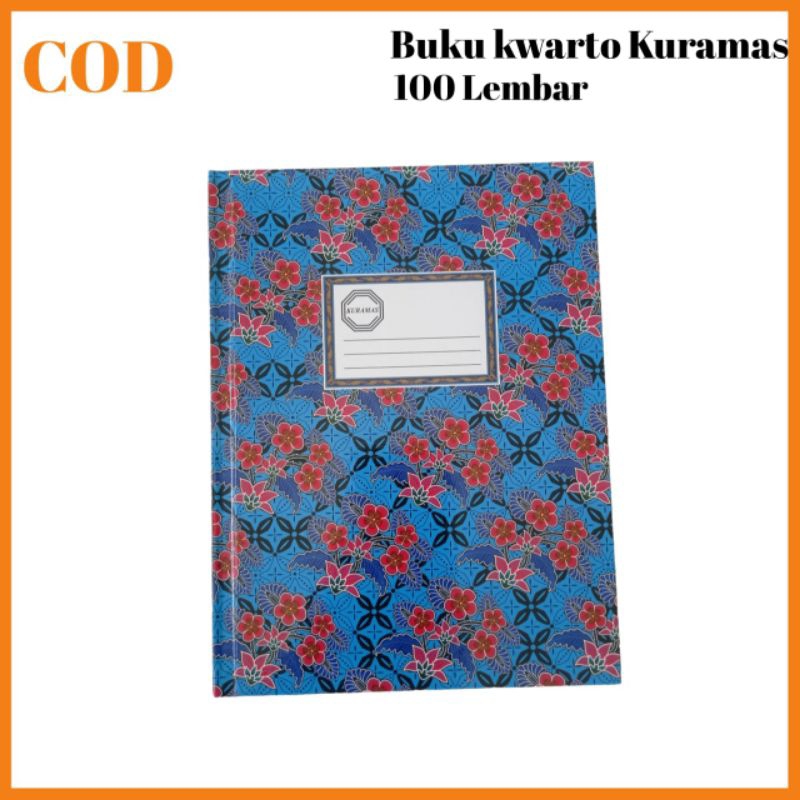 

Buku Hardcover Kwarto Kuramas / Buku Tulis Kuramas 100 Lembar