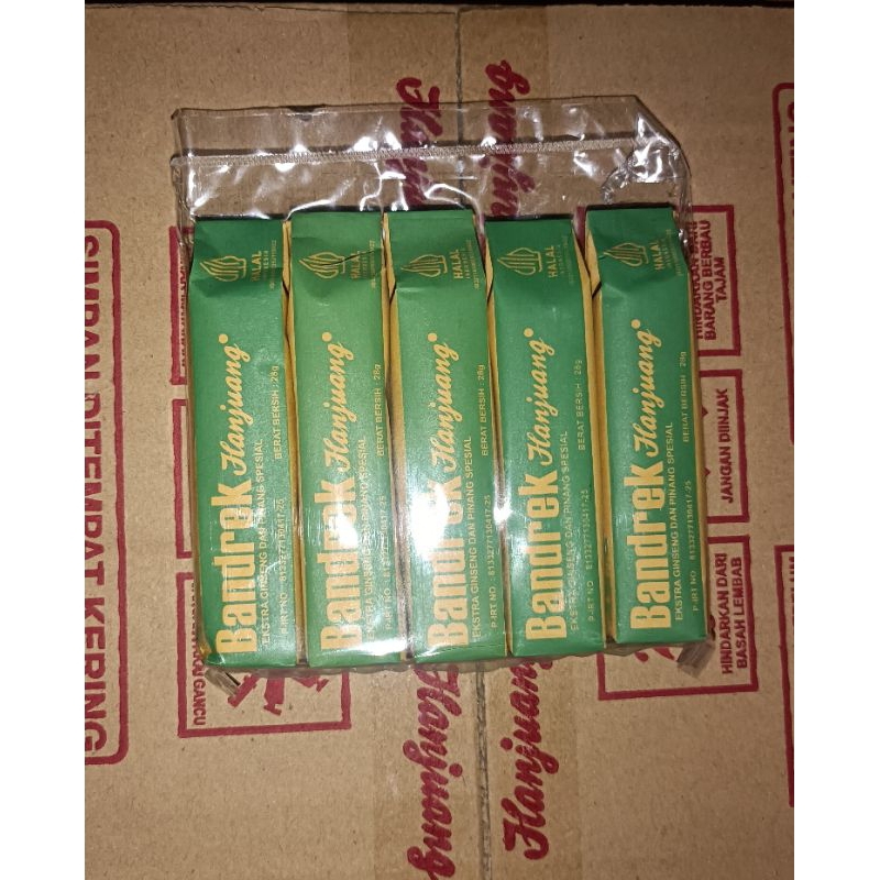 

(COD) BANDREK HANJUANG SPESIAL EXTRA GINSENG KEMASAN PLASTIK [5 BKS] MINUMAN TRADISIONAL DAN HERBAL TERMURAH