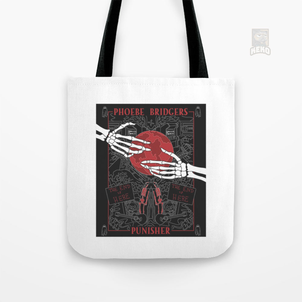 Tote Bag Kanvas Phoebe bridgers