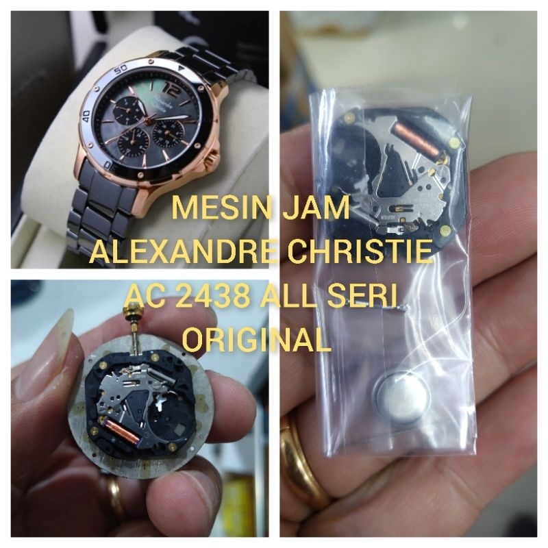 Mesin jam tangan Alexandre Christie AC 2438 All seri Original