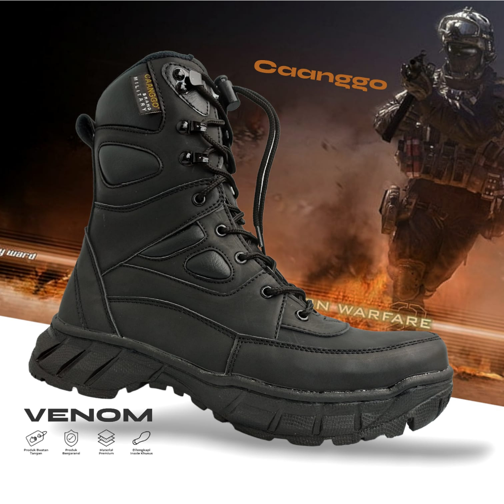 SEPATU PDL TNI POLRI SEPATU PDL SAFETY SEPATU PDL TACTICAL BOOTS TNI POLISI SECURITY SATPAM DINAS LA