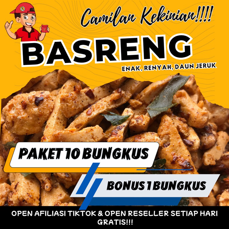 PAKET BASRENG 10pc Bonus 1Bungkus