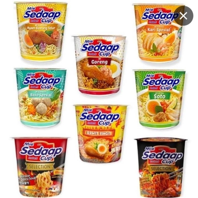 

Mie sedap cup 75 gr