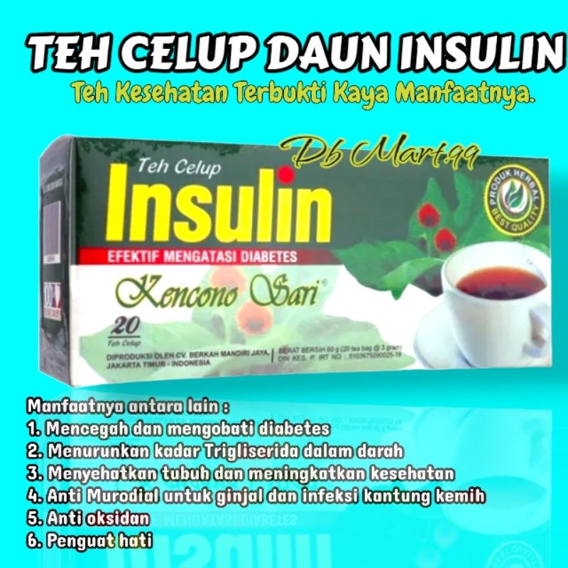 

teh celup daun insulin - teh herbal tecnologi insulin di jamin 100 original