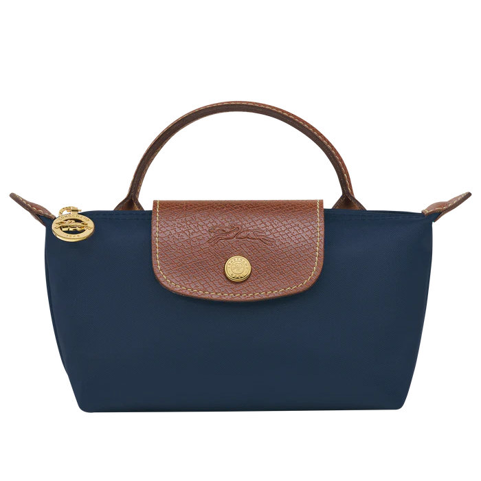 LC Le Pliage Mini Pouch With Handle Navy