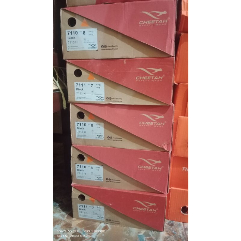 safety boots cheetah 7110