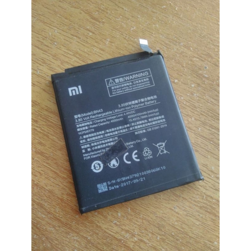 Batre Baterai Xiaomi BN43 Redmi Note 4 / Redmi Note 4X ORIGINAL COPOTAN SECOND