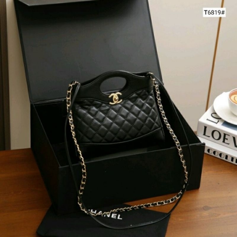 Chanel 31 Small Shopping Bag sz 23 KULIT ASLI Kode T6819#MIRROR