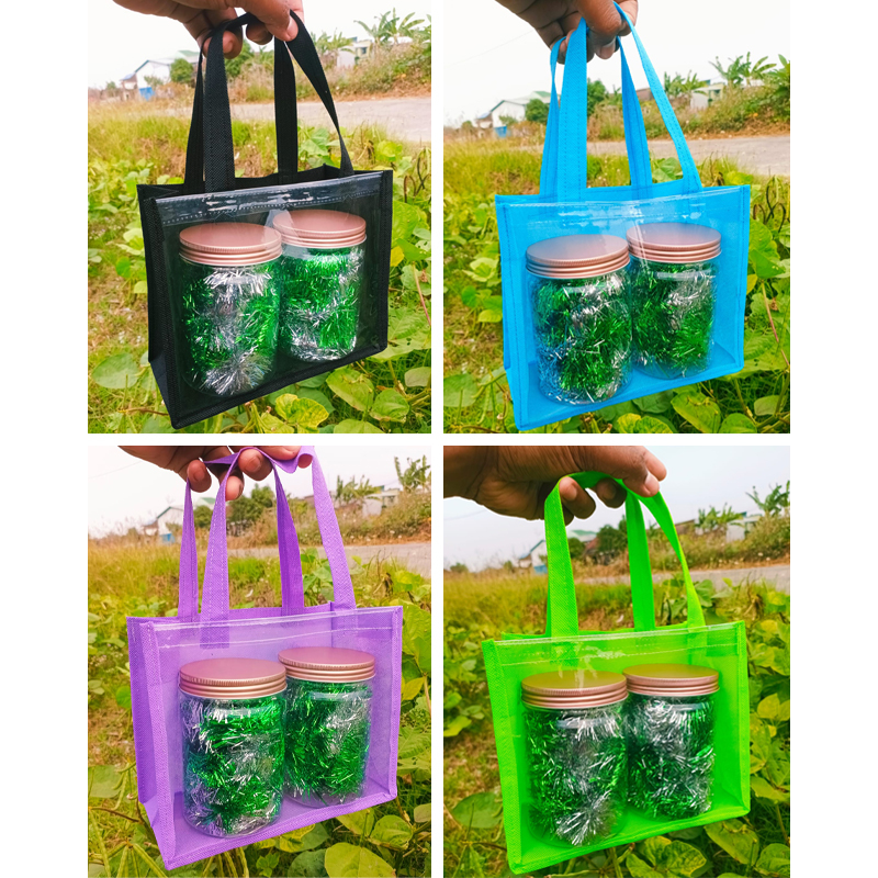 

P20xL10xT20 Tas Hampers Mika spunbond Bening Transparan