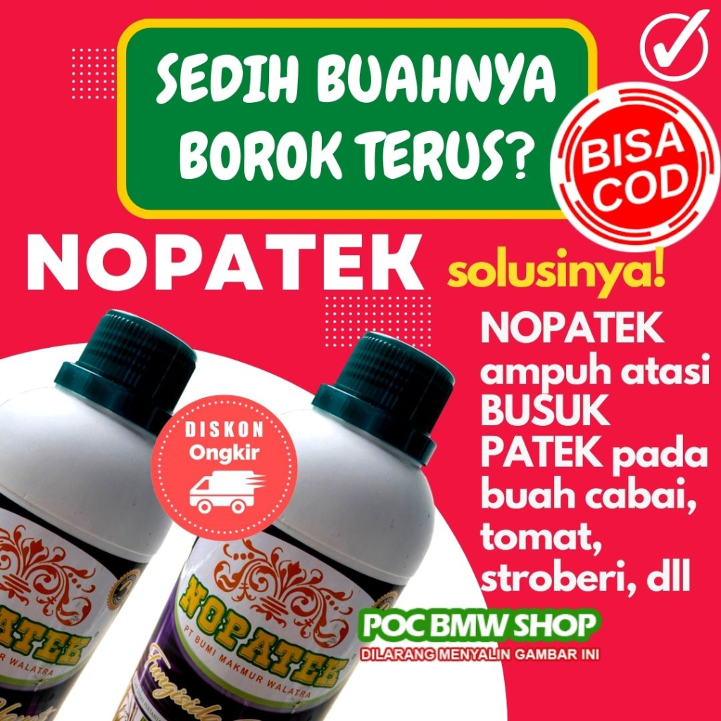 Nopatek Fungisida & Bakterisida Hayati 500ml Insektisida Pestisida Organik Obat Hama Pembasmi Penyak