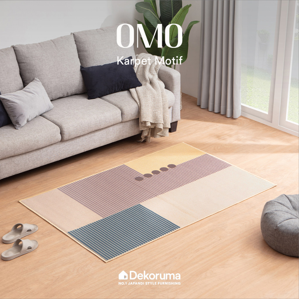 Dekoruma OMO Karpet Lantai Dengan Motif Ukuran 150x100 cm