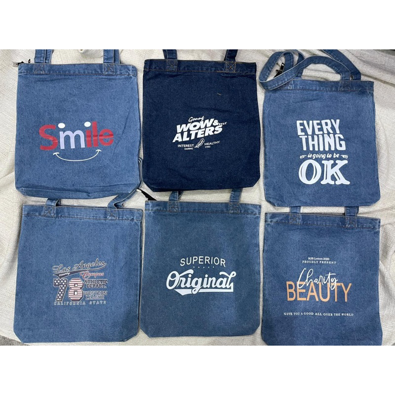 tote bag new jeans