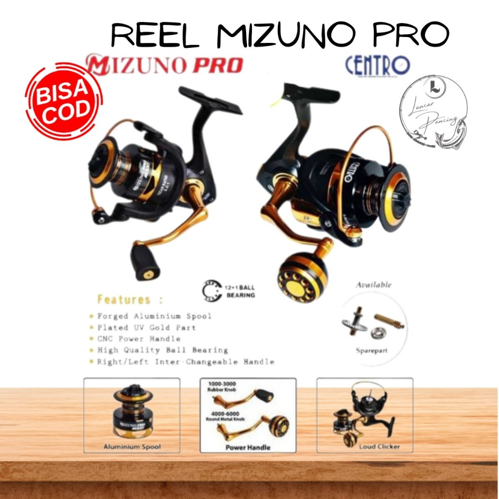 Reel centro mizuno pro 3000