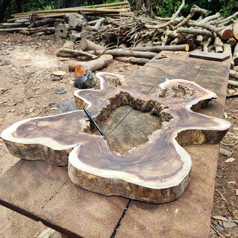 KANGKAYU Amazing Teak wood erotion for resin table - potongan kayu jati erosi