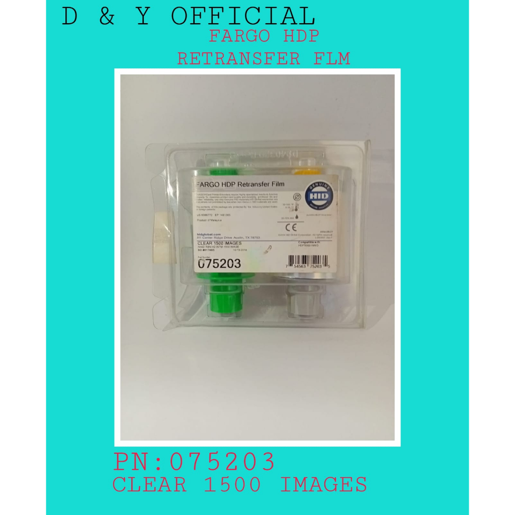 Ribbon Fargo Retransfer Film HDP 5000 PN ; 075203
