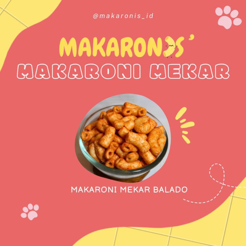 

MAKARONI MEKAR | MAKARONI PEDAS | (free packing)