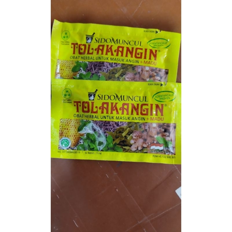 

Tolak Angin Cair Sachet 15ml/Obat Herbal untuk masuk angin+Madu