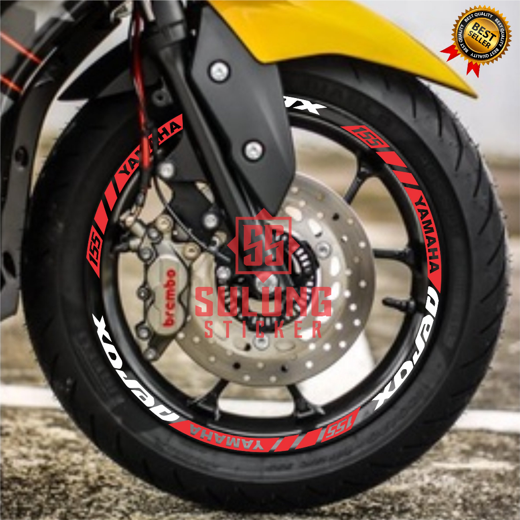 Stiker Lis Velg Motor Aerox 155 Cutting Sticker Variasi Aksesoris Terbaru Termurah