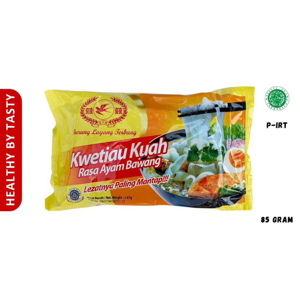 

Kwetiau Kuah Instan Cap Burung Layang 85g