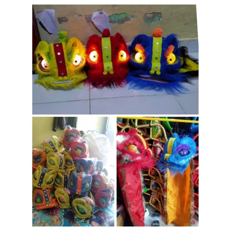 barongsai anak Lampu dan tanpa lampu