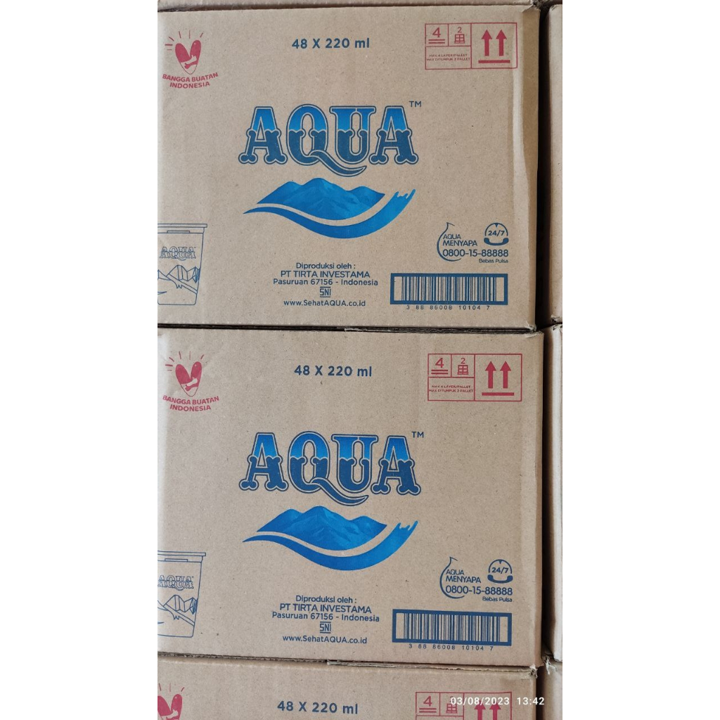 

Aqua Kemasan Gelas 220ml