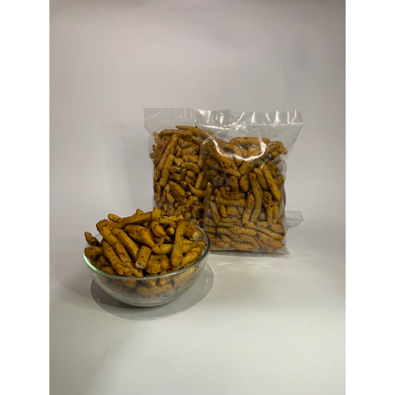 

BASRENG ENAK / BASRENG STIK / BASTIK PEDAS DAUN JERUK - 145 GRAM, BASRENG STIK