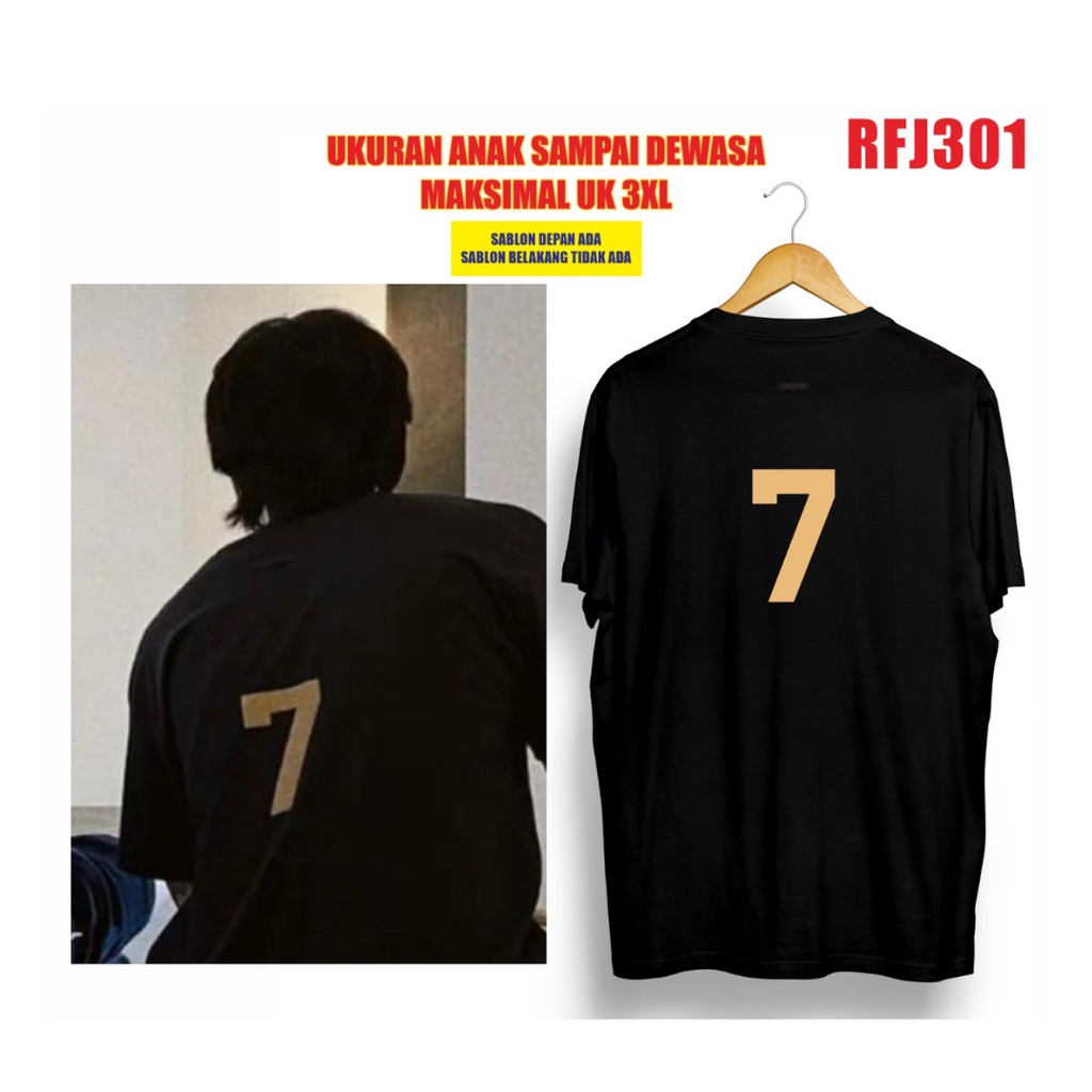 (RFJ301) Baju Kaos Bts Rm Kim Namjoon Seven