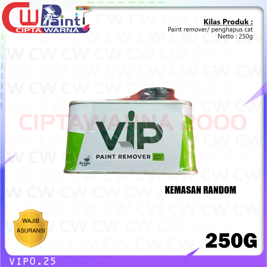 VIP Paint Removal 250 ml Gram Perontok Cat Soda Api - Cw145344 CWK