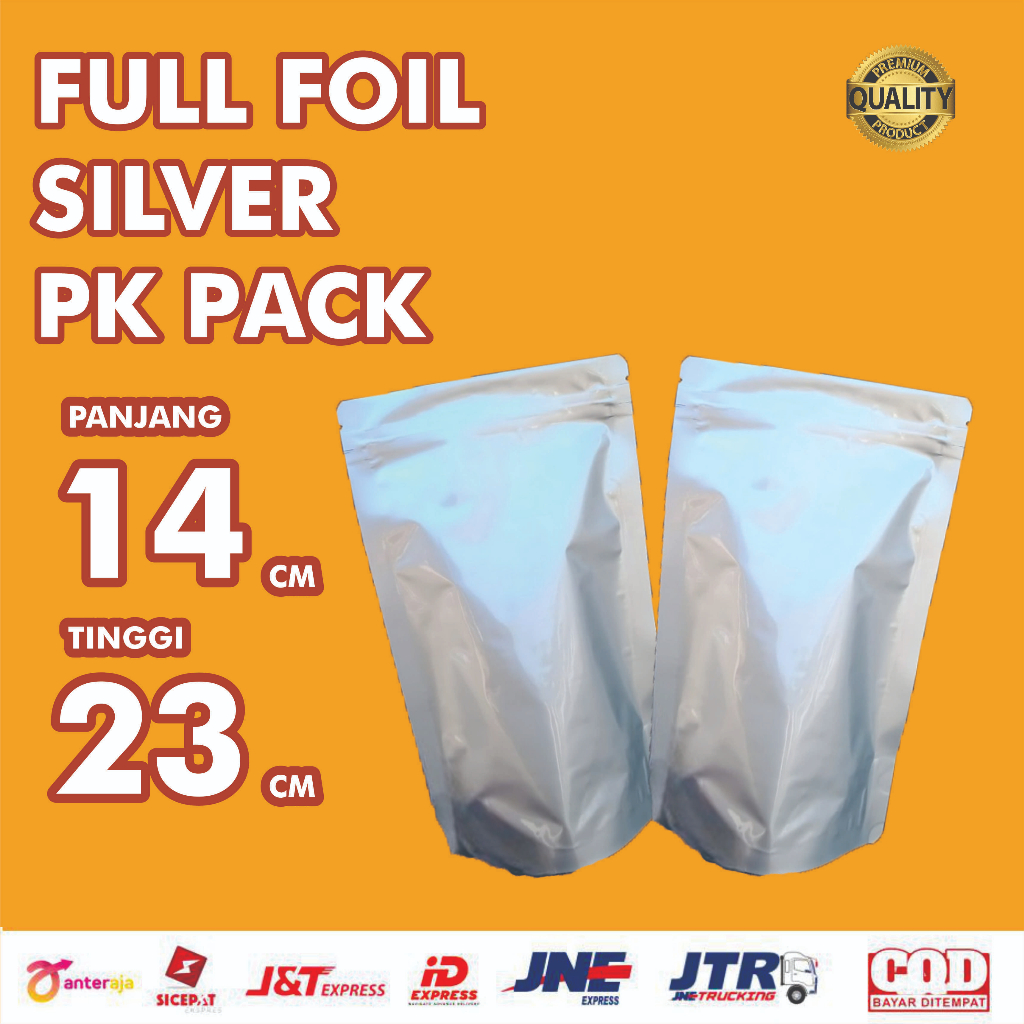 (100PCS) FULL FOIL SILVER 14X23 14X23 14 X 23 14X 22 14 X 22 PK PACK