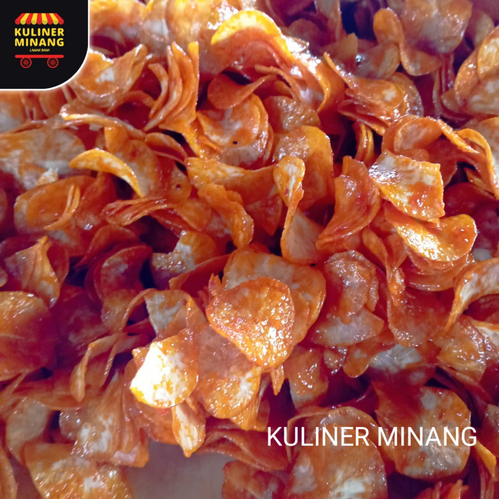 

Pisang Balado Pedas Manis Oleh-Oleh Asli Kampung Cemilan Makanan Payakumbuh Khas Padang Snack Jajanan Kuliner Minang Kabau Gurih Spicy Murah Renyah Resmi 100% Halal Original AX02