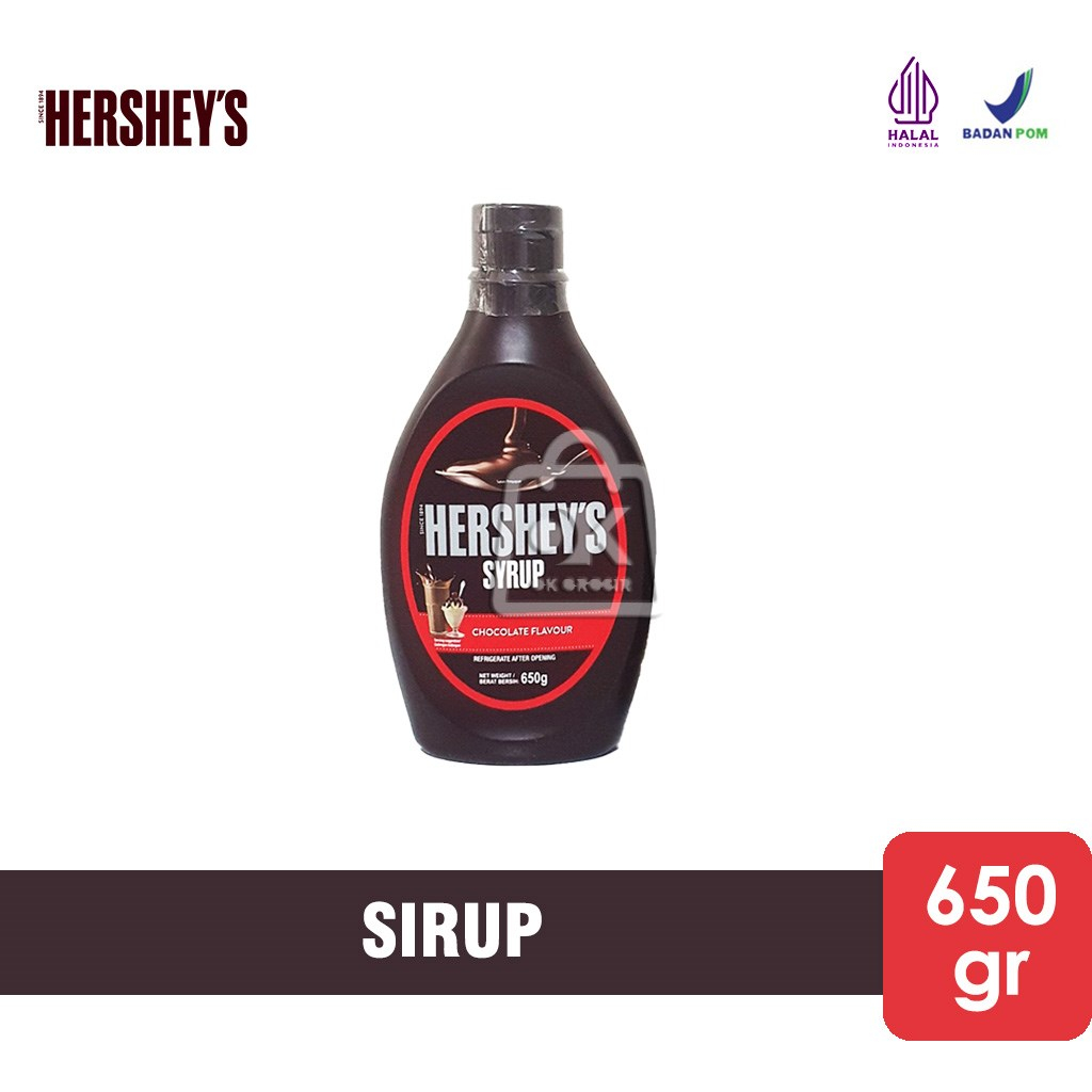 

Hershey's Chocolate Syrup / Topping Sirup Cokelat Premium (650 gr)