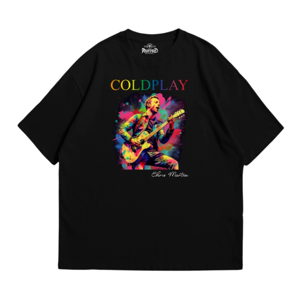 TSHIRT COLDPLAY CHRIS MARTIN / OVERSIZE TSHIRT COLDPLAY/ KAOS COLDPLAY/BAJU OVERSIZE PRIA DISTRO BAN