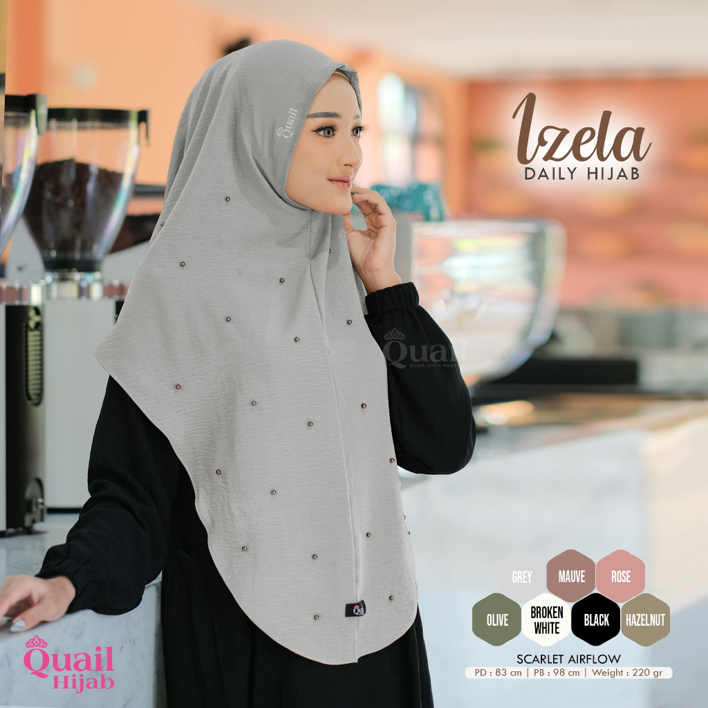 Quail Hijab - IZELA DAILY HIJAB INSTAN ORI QUAIL