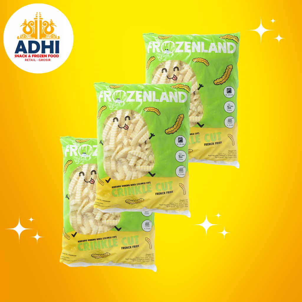 

KENTANG FROZENLAND CRINCLE CUT 500GR_FROZEN FOOD