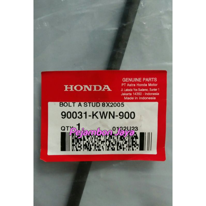 90031KWN900 BOLT A STUD 8X2005