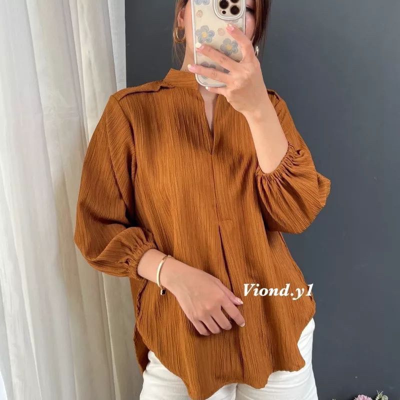 livia blouse // blouse wanita polos