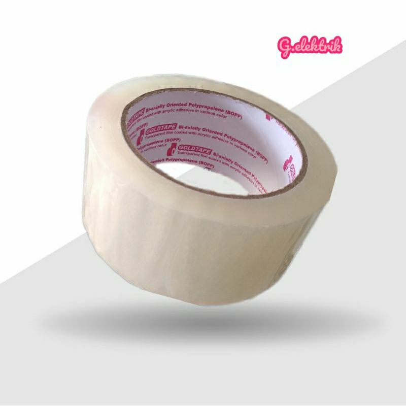 

LAKBAN OPP GOLDTAPE 100YARD BENING COKLAT ORIGINAL