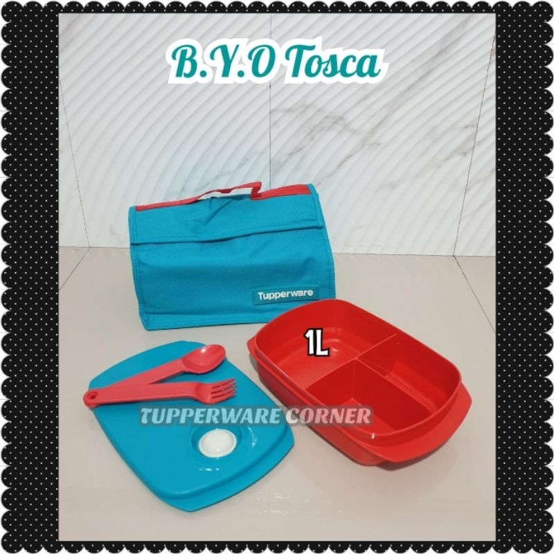 tempat bekal byo, tempat bekal sekolah, tempat bekal kantor, ori tupperware