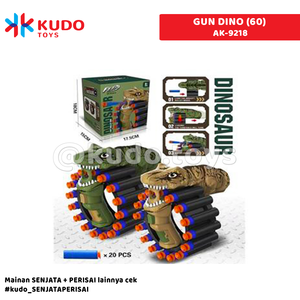 MAINAN ANAK GUN DINO AK-9218