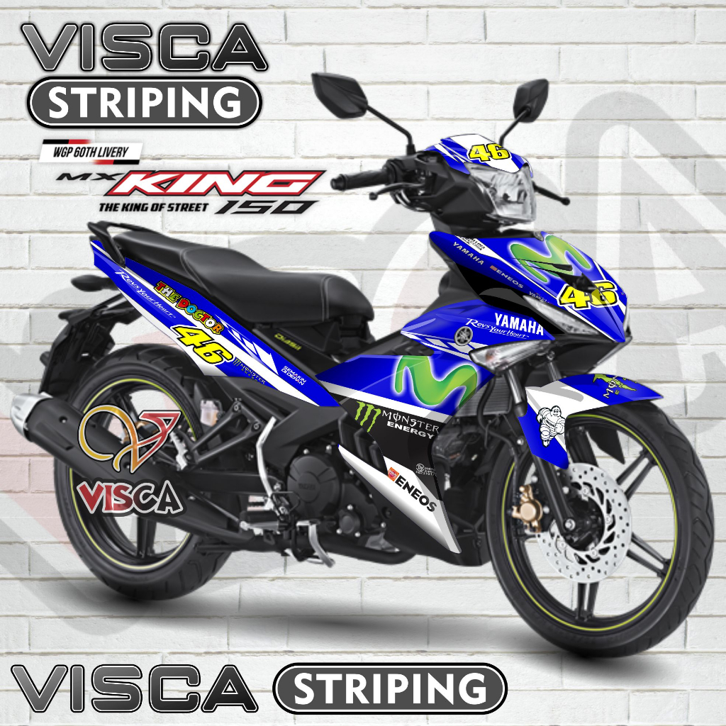Decal Mx King 150 Full Body - Dekal Mx King 150 Full Body - Stiker Mx King 150 Full Body Variasi - S