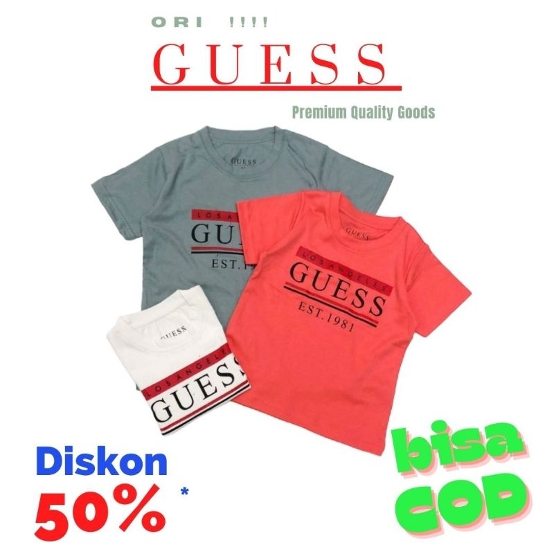 KOAS ANAK GUESS #BRANDED#ORI#CMT UNISEX CWE/CWO